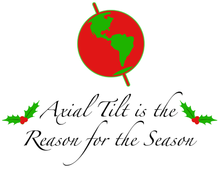 Axial tilt is the reason for the season